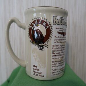 Relief Stoneware Co. Alaska Bald Eagle Tall Stoneware Mug